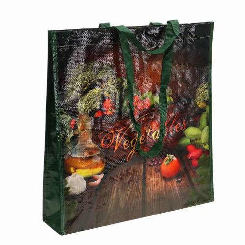 Prodotto Shopping bag con manici Verdure plastica 38 × 10 × 39 cm
