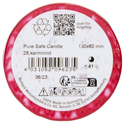 Prodotto Candela a colonna PURE in cera naturale per un'atmosfera accogliente da 13 cm