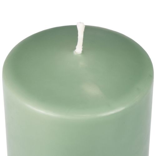 Prodotto Candela a colonna PURE candele Wenzel verde smeraldo 130/70 mm