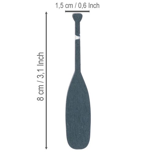 Miniature di pagaie decorative per arredamento nautico, 8 cm, 18 pezzi | Floristik24.it