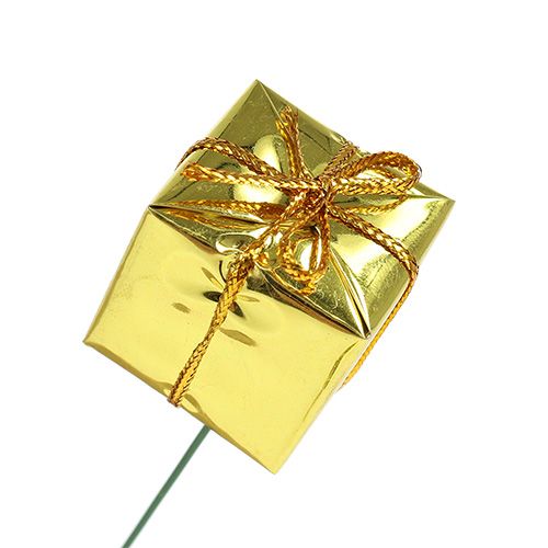 Floristik24 Pacco 2,5 cm su filo oro 60 pezzi