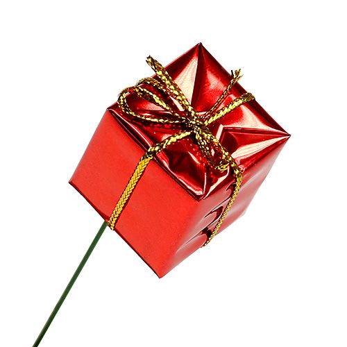 Floristik24 Confezione su filo 2,5 cm rosso 60 pezzi