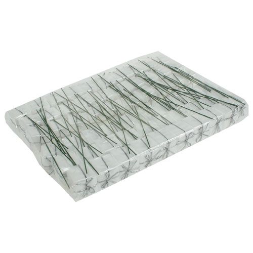 Floristik24 Tappo decorativo per pacchi bianco 2,5 cm 60 pezzi