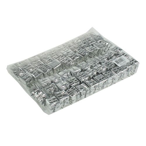 Confezione su filo argento 2,5 cm 60 pezzi | Floristik24.it