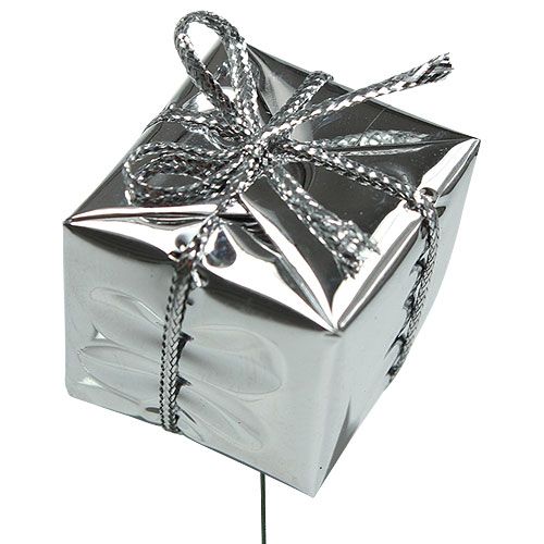 Confezione su filo argento 2,5 cm 60 pezzi | Floristik24.it