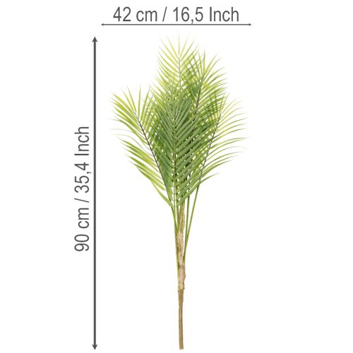 Ramo di palma artificiale, pianta artificiale per composizioni, 90 cm | Floristik24.it