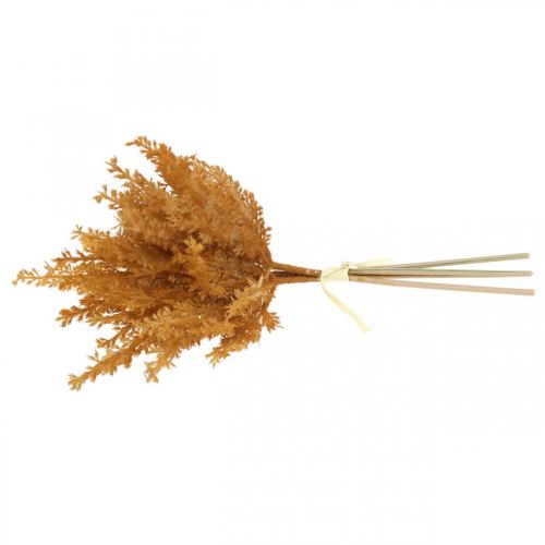 Prodotto Erba di pampa artificiale Erba secca arancione 35 cm 4 pezzi