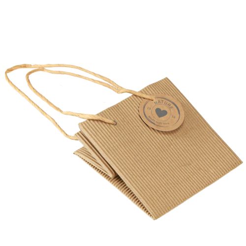 Prodotto Vaso da fiori in carta per piante, foglio naturale, 10,5 cm, 10 pezzi