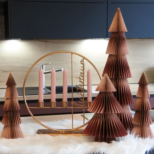 Prodotto Albero di Natale in carta Albero di Natale in carta Bordeaux H30cm