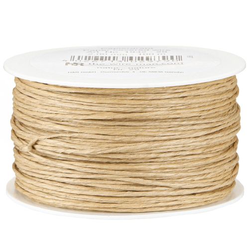 Prodotto Filo di carta avvolto in filo Ø2mm 100m naturale