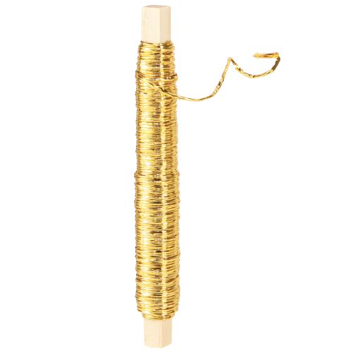 Prodotto Filo di carta avvolto Ø0.8mm 22m oro
