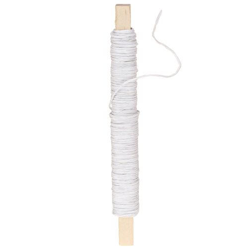 Prodotto Filo di corda di carta avvolto Ø0,8mm 22m bianco