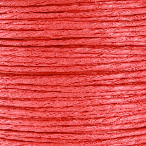 Prodotto Cordino di carta avvolto in filo Ø2mm 100m rosso