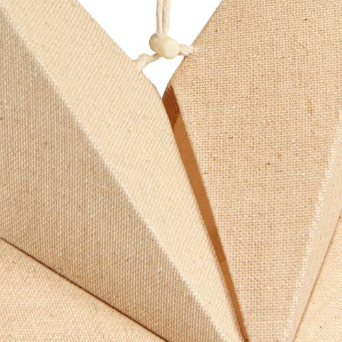 Prodotto Stella di carta naturale con iuta per illuminazione 60cmx15cm