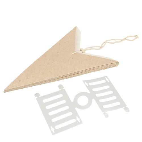 Prodotto Stella di carta naturale con iuta per illuminazione 60cmx15cm