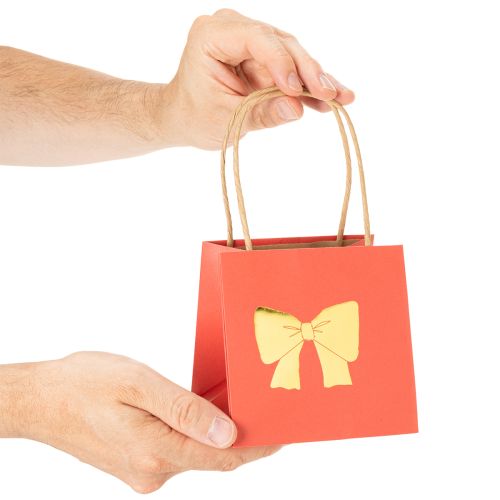 Carta per sacchetti regalo con motivo a nastro, 12 cm, 8 pezzi | Floristik24.it