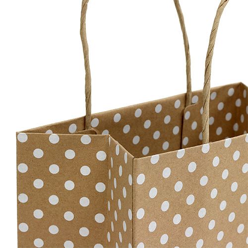 Floristik24 Pois sacchetto di carta 20 cm x 25 cm natura 6 pezzi