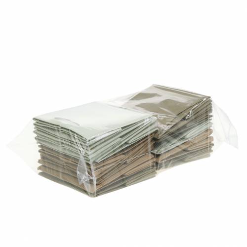 Prodotto Sacchetto di carta Vaso per fiori Fioriera Naturale, Grigio 10,5 cm 12 Pz