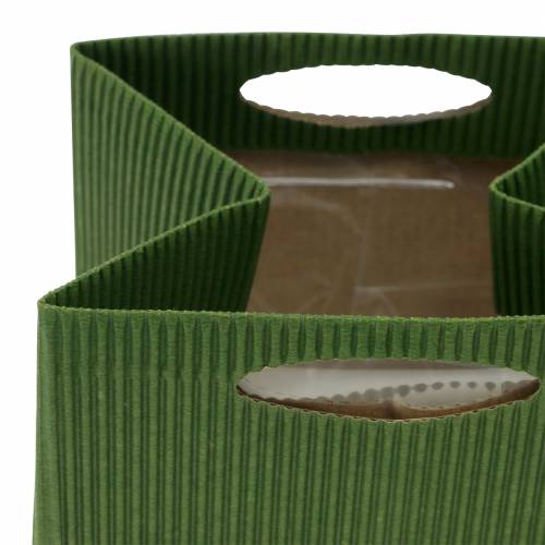 Prodotto Vaso da fiori in sacchetto di carta verde mix 10,5 cm 12 pz