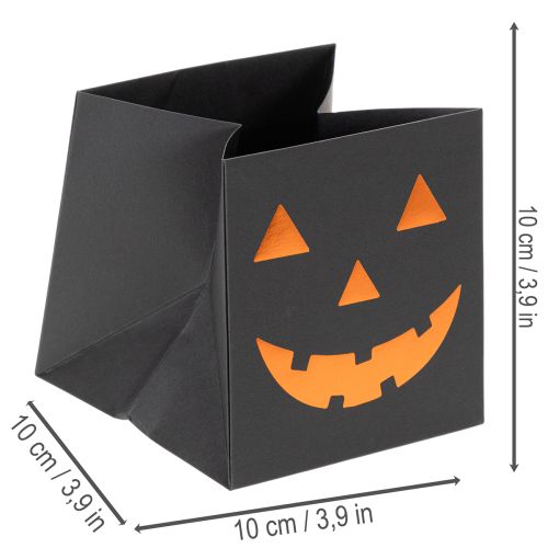 Fioriera a forma di zucca in carta, decorazione di Halloween, 10 cm, 6 pezzi | Floristik24.it