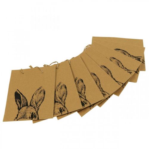 Prodotto Busta regalo Busta pasquale in carta coniglietto marrone 12×6×15 cm 8 pz