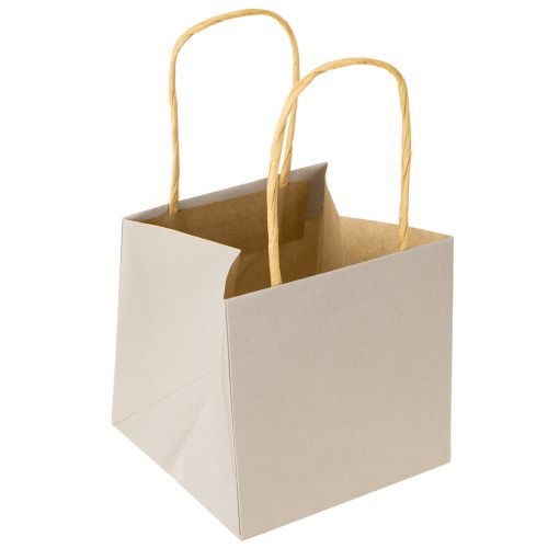 Prodotto Buste in carta con stella e manico grigie assortite cm 10,5×10,5 9pz