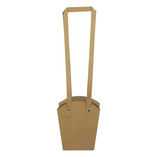 Prodotto Sacchetti di carta manico per fioriera in carta naturale 9,5×9,5×15 cm 10 pz