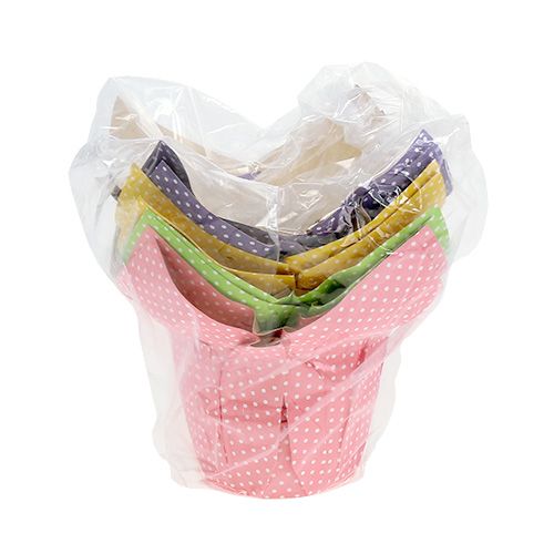 Floristik24 Vaso di carta colorato decorativo vaso di fiori in carta 8 pezzi