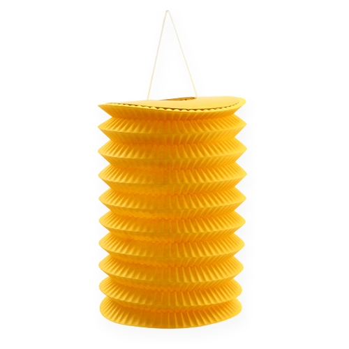 Floristik24 Trenino Lanterna Giallo Ø10cm H13cm 8pz