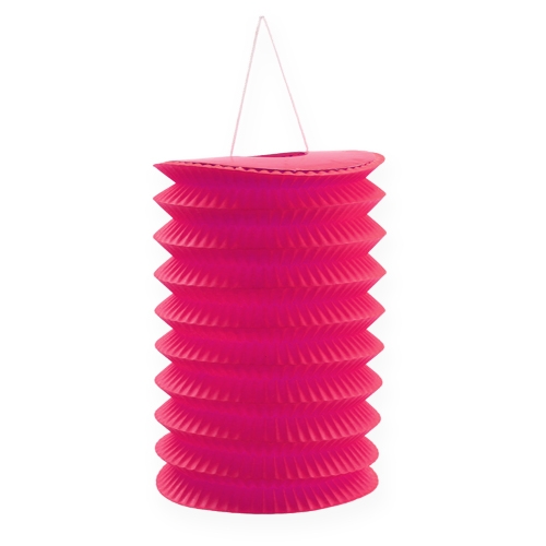 Lampion Trenino Lanterna Rosa Ø10cm H13cm 8pz