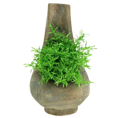 Vaso per piante in legno di Paulownia Ø17cm H30cm