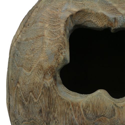 Prodotto Scultura in legno decorativo palla di paulownia H68cm