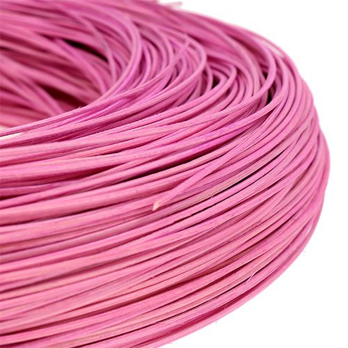 Floristik24 Rattan Light Pink Ø1,3mm 250g