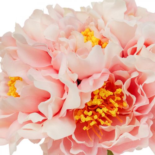 Prodotto Peonia Peonia Fiore Artificiale Peonia Rosa Ø6cm 28cm 7 pz