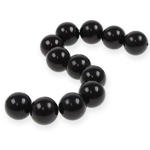 Floristik24 Perline decorative Ø2cm nere 12 pz