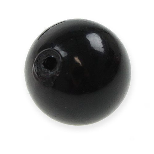 Prodotto Perline decorative Ø2cm nere 12 pz