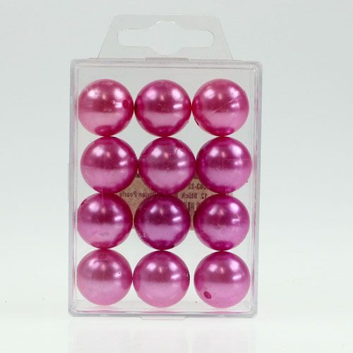 Prodotto Perline decorative Ø2cm viola 12 pz