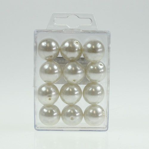 Prodotto Perline decorative Ø2cm champagne 12 pz
