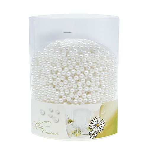 Floristik24 Bianco perla Ø6mm 200g