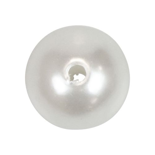 Prodotto Perline decorative da infilare perline artigianali bianche 12 mm 300 g