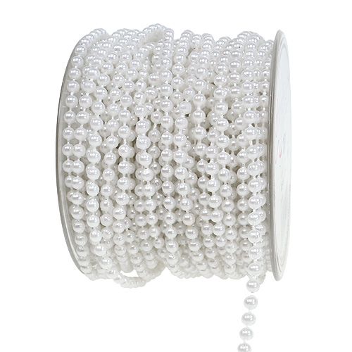 Cordone perlato bianco Ø4mm 20m