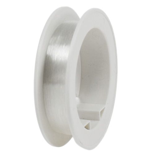 Floristik24 Filo di perle trasparente 0.25mm 50m