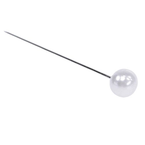 Prodotto Aghi con testa perlata bianchi Ø8mm L65mm 55 pz