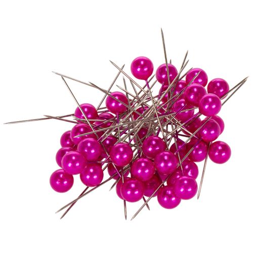 Spilli Testa Perla Rosa Ø10mm 60mm acquistare | Floristik24.it