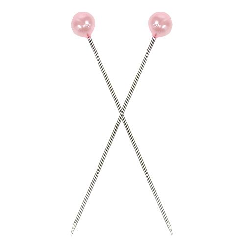 Prodotto Spilli con testa di perle rosa Ø4mm 4cm 150p