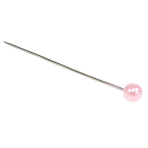 Prodotto Aghi con testa perlata rosa Ø4mm 4cm 150 pz