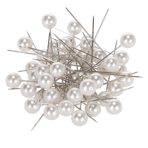 Spilli Testa Perla Bianco Ø10mm 60mm