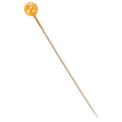 Spilli arancioni con testa in madreperla per forniture da fiorista, Ø4mm, 40mm, 150 pezzi | Floristik24.it