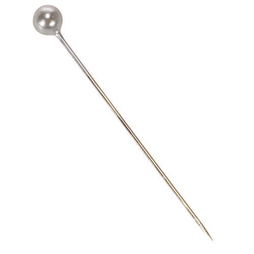 Spilli per fioristi e decorazioni con testa in madreperla, argento, Ø4mm, 40mm, 150 pezzi | Floristik24.it