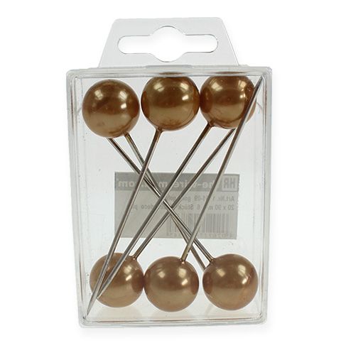 Prodotto Spilli con testa di perle oro Ø20mm 90mm